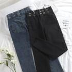 Grommet Skinny Jeans