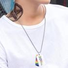 Rainbow Pendant Necklace
