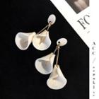 Acrylic Floral Drop Earrings 1 Pair - As Shown In Figure - One Size