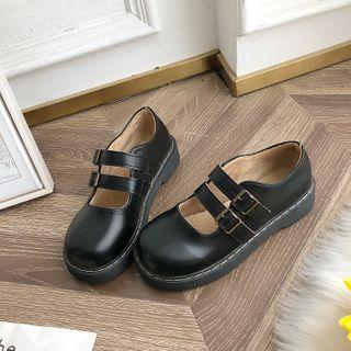 Mary Jane Double-strap Shoes