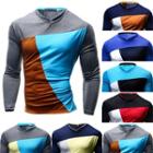 Colo Block Long-sleeve T-shirt