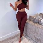 Asymmetrical Cutout Jumpsuit