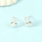 Alloy Bee Earring 1 Pair - Silver - One Size