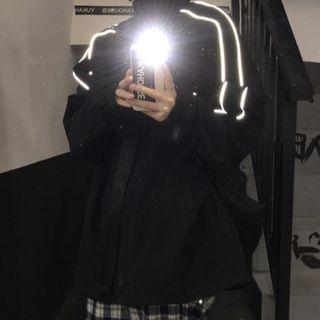 Mock Neck Zip Reflective Jacket