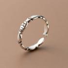 Fish Sterling Silver Open Ring 1 Pc - Silver - One Size