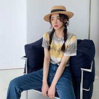 Tie-dyed Cropped T-shirt