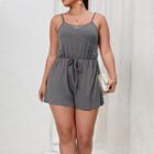 Plus Size Spaghetti Strap Romper