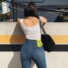 [miss Bumbum] Double-button Skinny Jeans