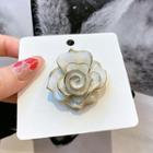 Flower Brooch 1 Pc - Gold - One Size