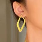 Acrylic Hoop Sterling Silver Ear Stud