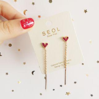 Sterling Silver Line Earring