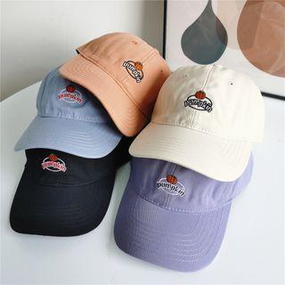 Pumpkin Embroidered Cap