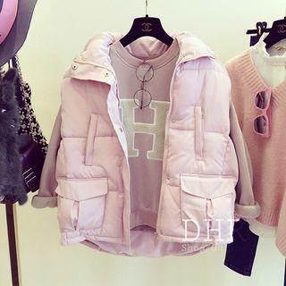 Sleeveless Zip Padded Vest