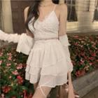 Lace Camisole Top / A-line Skirt