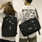 Lettering Backpack / Crossbody Bag
