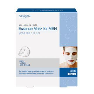 Purederm - Essence Mask For Men 5pcs 23g X 5pcs