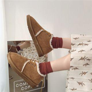 Lace-up Ankle Snow Boots
