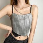 Tie-dyed Asymmetrical Camisole Top