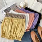 Ruffle-hem Tube Top In 6 Colors