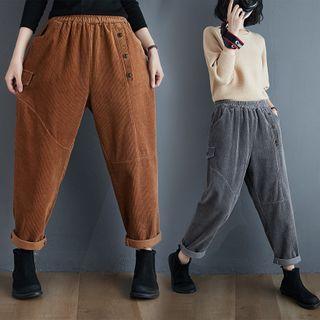 Button-up Harem Jeans