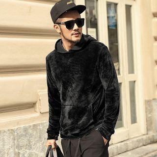 Velvet Hooded Jacket