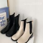 Band-trim Ankle Boots