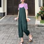 Spaghetti Strap Plain Jumper Pants