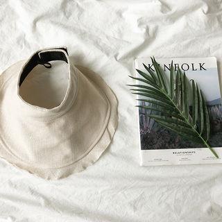 Frilled Hemp Sun Cap
