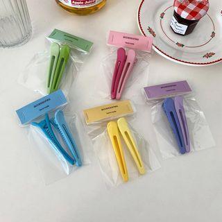 Set Of 2: Plastic Hair Clip