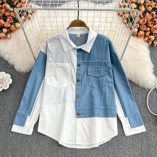 Denim Patch Shirt
