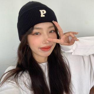 Initial P Beanie