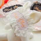 Embroidered Lace Trim Eye Mask