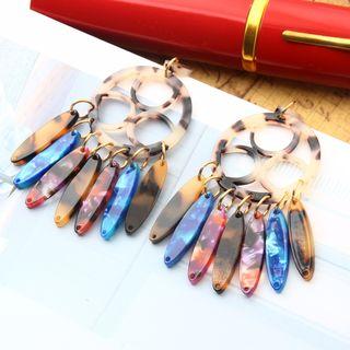 Acrylic Fringed Earring
