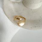 Matte Alloy Open Ring 1 Pc - Ring - Gold - One Size