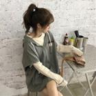 Hooded Vest / Long-sleeve T-shirt