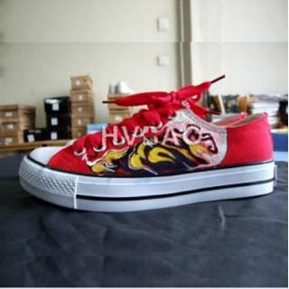 Peking Opera Mask Canvas Sneakers