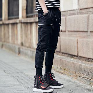 Zip-details Sweatpants