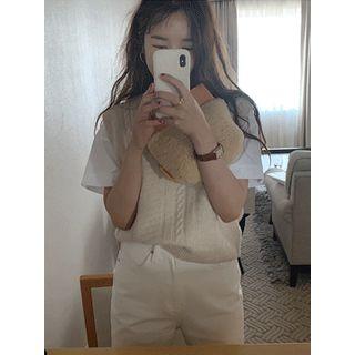 V-neck Wool Sweater Vest