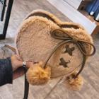 Heart Furry Crossbody Bag