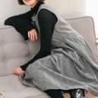 Sleeveless Cutout A-line Midi Dress