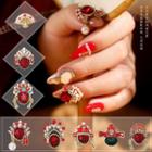 Chinese Style Rhinestone Nail Art Decoration