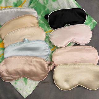 Set Of 1 / 2: Plain Sleeping Eye Mask