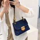 Chain Strap Denim Shoulder Bag