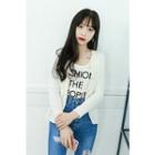Petite Size Deep-slit Rib-knit Cardigan