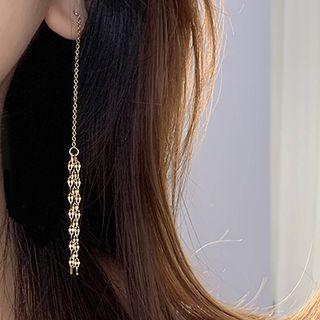 Stainless Steel Necklace 1 Pair - Gold - One Size