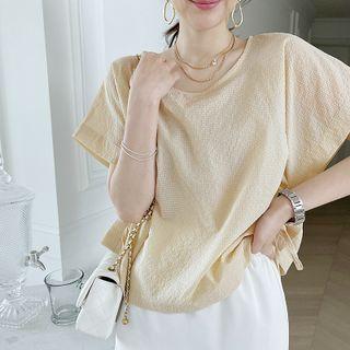 Drawcord-side Boxy Top