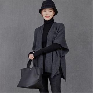 Open-front Poncho Cardigan