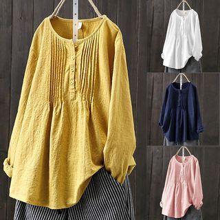 Henley Tunic Blouse
