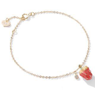 Alloy Strawberry Bracelet