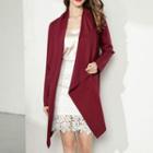 Lapel Open-front Light Jacket